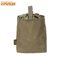 excellent elite spanker tactical molle recycle pouch portable folding recovery storage bag outdoor hunting military equipment