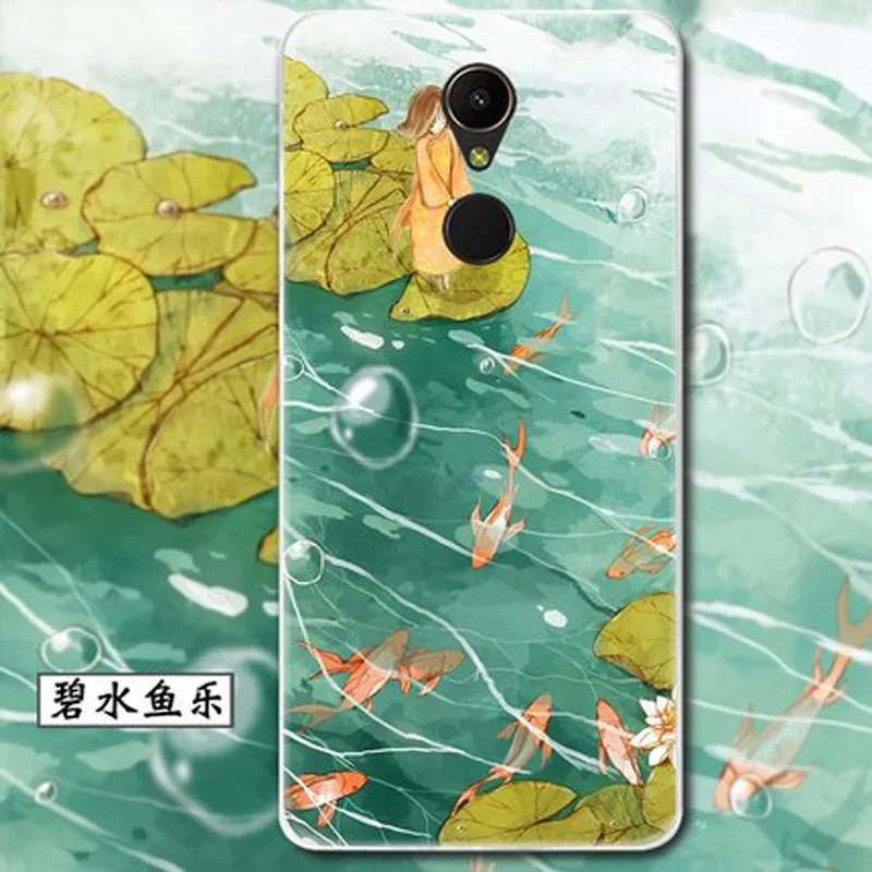 Чехол для Gome U7 прозрачный мягкий чехол телефона с мультяшными животными U 7 s