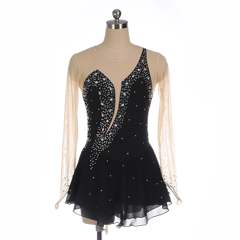 Женское платье для фигурного катания профессиональный танцевальный костюм