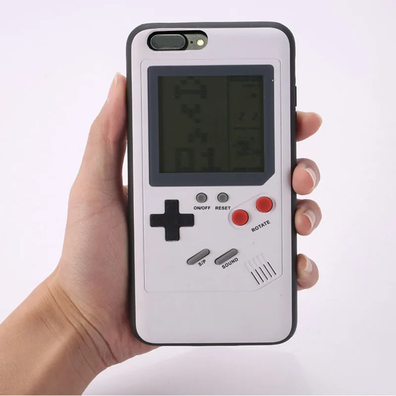 Классические портативные игровые плееры 2 в 1 игровая консоль Тетрис