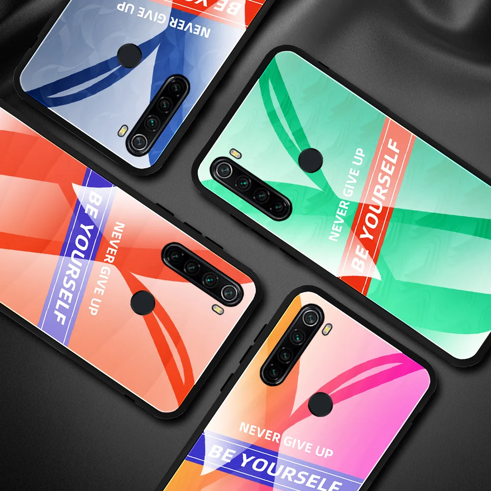 YUNAO чехол для телефона xiaomi серии градиентная расцветка Высота защита стекла