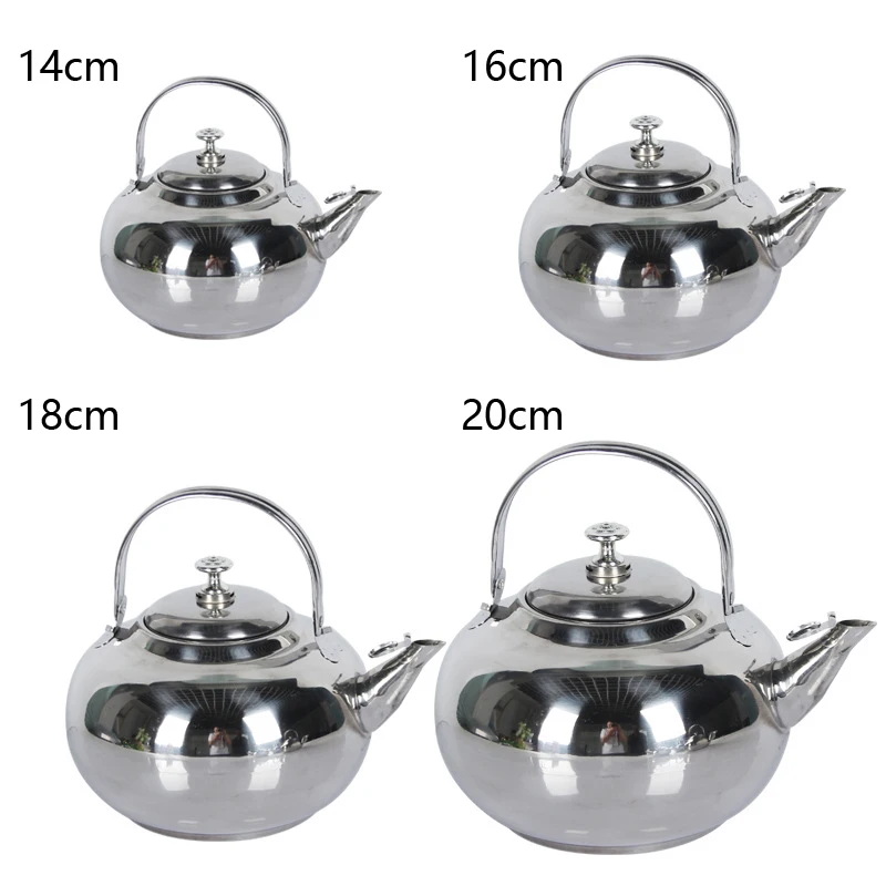 

New style stainless steel exquisite kettle with filter cold kettle non-magnetic sounding teapot warm wine kettle tea set