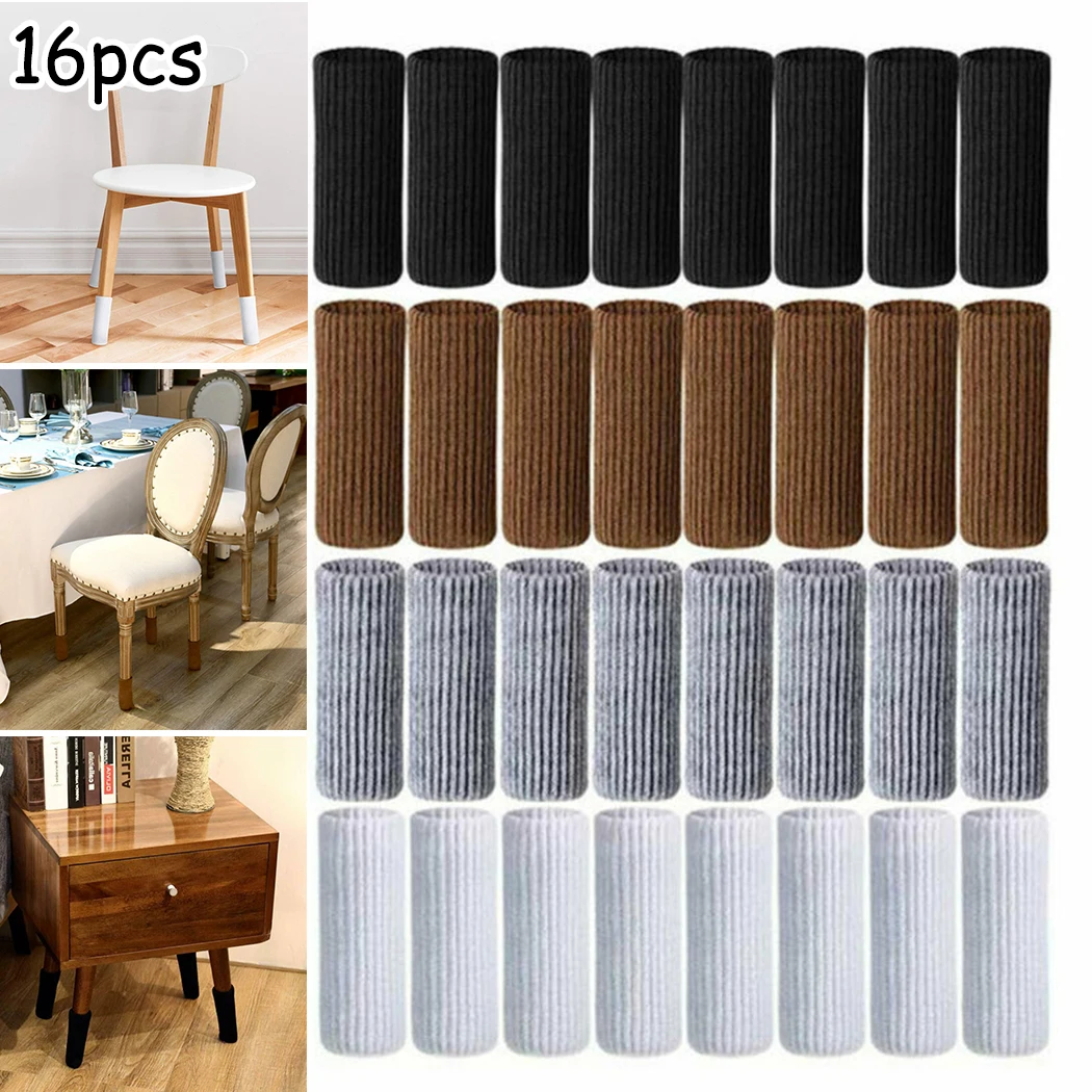 

Furniture Furniture Socks Chair Feet Cover Non-slip Home 16pc Chair Leg