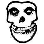 Классическая виниловая наклейка Misfits с изображением черепа данзига рок-группы