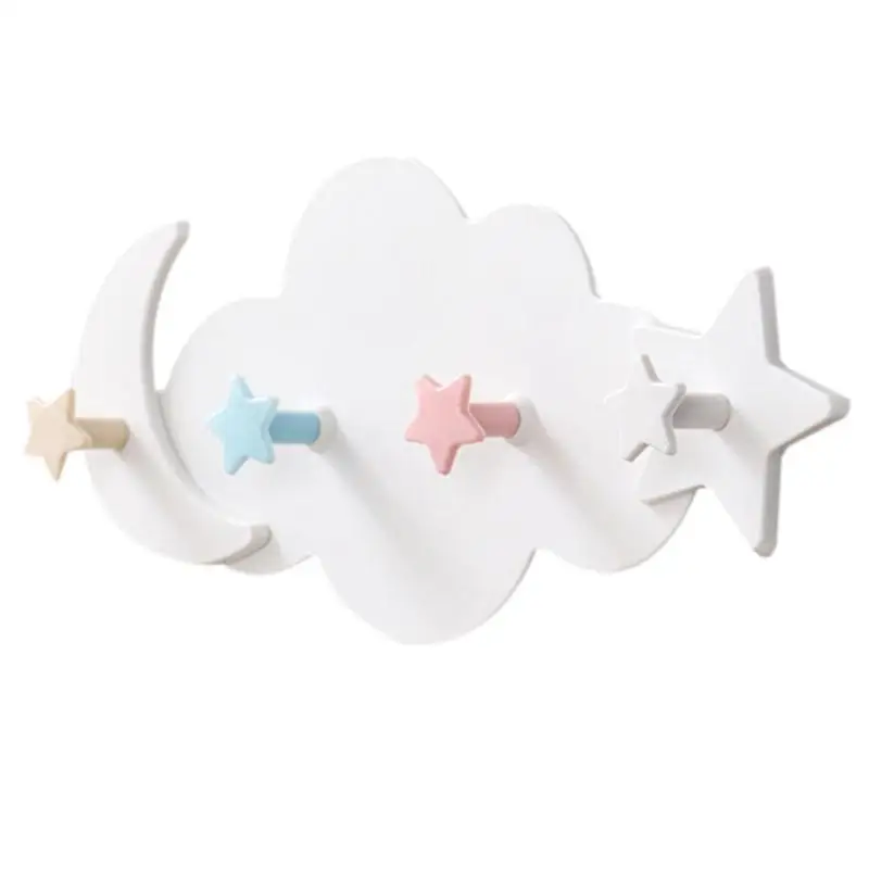 

Self Adhesive Hooks Plastic Clothes Hanger Cute Wall Mounted Coat Hook Kid Children Room Wall Decorative Accessories