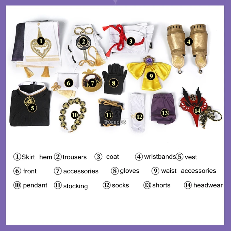 Ролекос игра геншин ударт куджоу Сара Косплей Костюм косплей костюм сексуальное