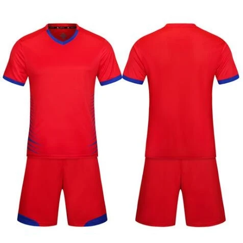 RED NOT CUSTOM Custom camiseta futb Children Adult Football Jerseys Boys Soccer Sets,Football Uniforms Kids Soccer Tracksuit Team sports shirt - Цвет: RED NOT CUSTOM