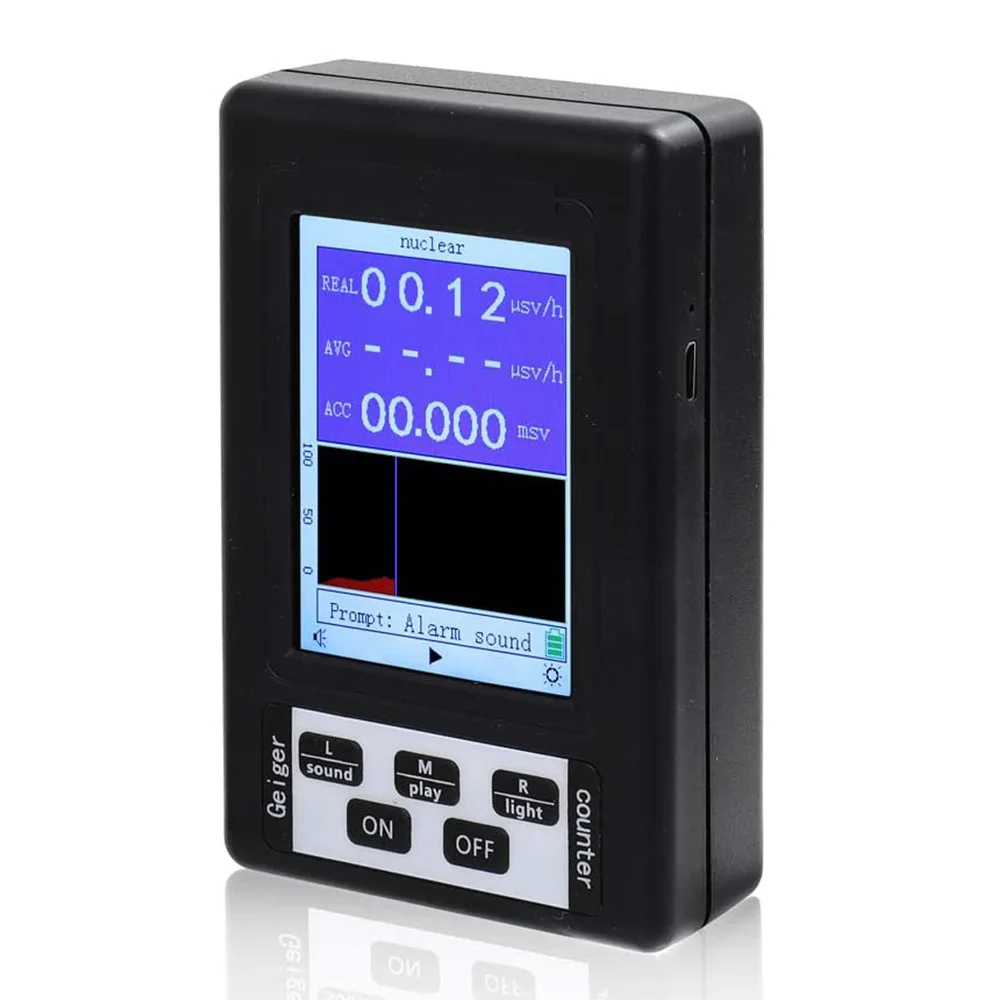 

Nuclear Radiation Detector BR-9B Handheld Portable Digital Radioactive Detectors Set for Environmental Test Radiology Protection