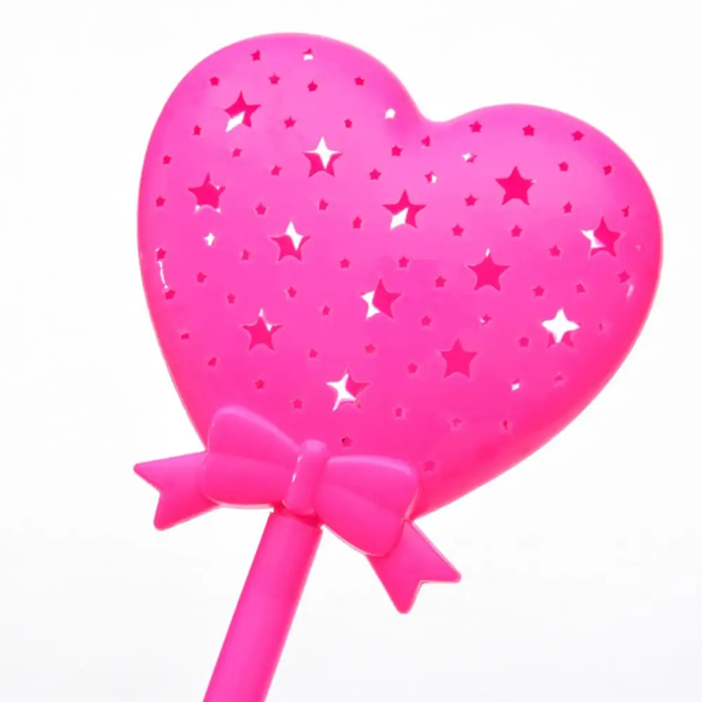 

LED Hollow Heart Shape Five-pointed Star Design Flashing Fairy Wand Magic Sticks Light Up Toys For kids