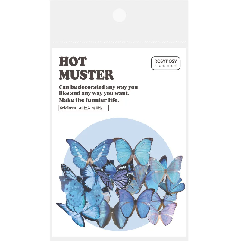 

40 Pcs HOT Collection Series Plant Decorative Kawaii Bear Flower Transparent Stickers Scrapbooking DIY Diary Album Stick Lable