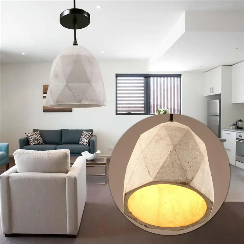 Ретро промышленный стиль бетонное освещение подвесной светильник для ресторана