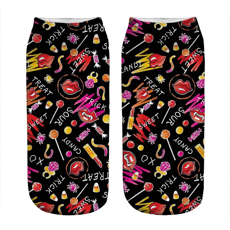 

Women's socks kawaii Turquoise Sea Green Leopard Printed Socks Woman harajuku Happy Funny Novelty cute girl gift Socks for women