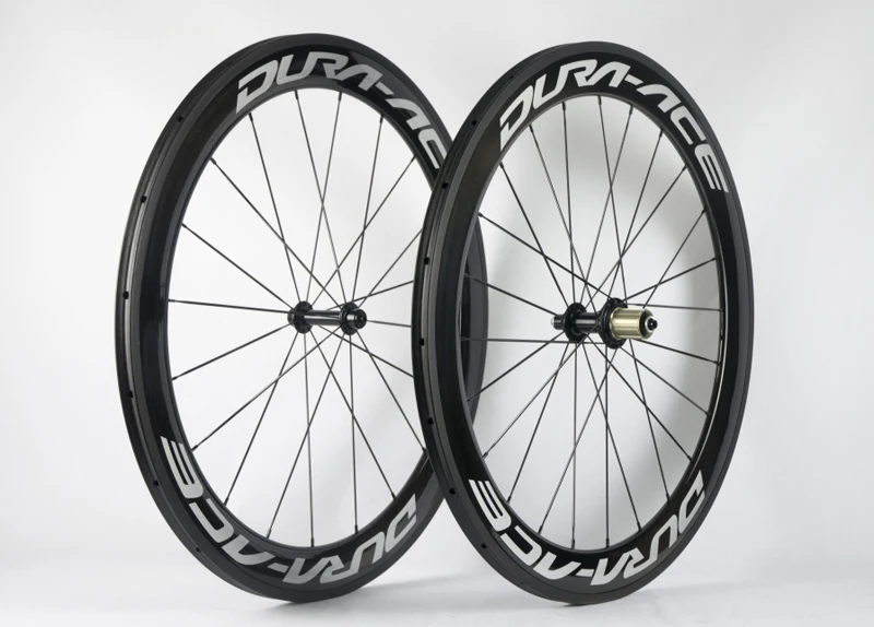 Высококачественные Углеродные колеса OEM ACE 60 мм с Powerway R36 втулки 700c клинчерная