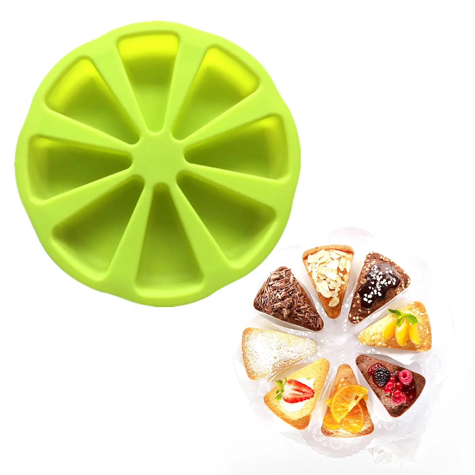 

8 Grids Silicone Bakeware Baking Food Mold Chocolate Cake Mould Kitchen Cake Tool