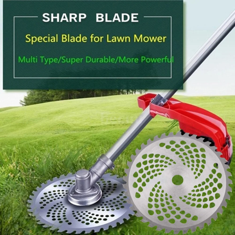 

40T 255 Mm(10") Circular Alloy Lawn Mower Brush Cutter Blade Grass Cutter Accessories Tool