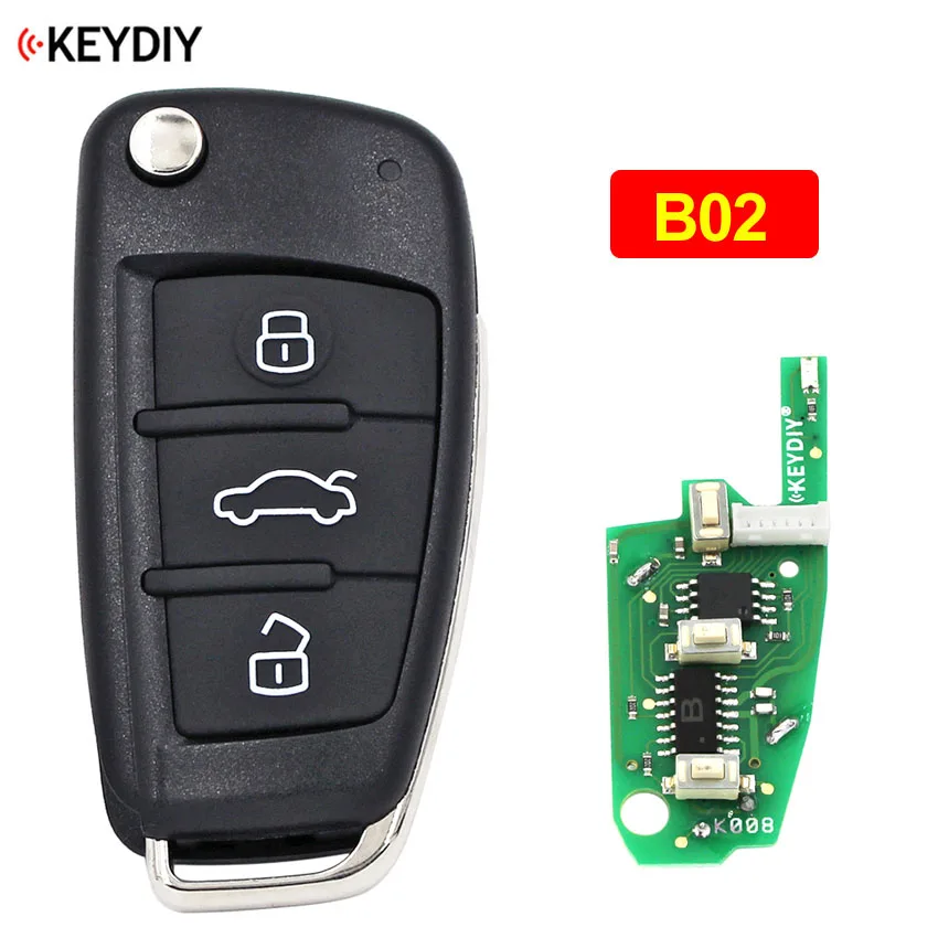 Универсальный пульт дистанционного управления B02 с 3 кнопками серии B брелок для