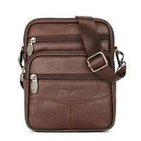 mens soft pu leather crossbody bags fashion zipper waterproof casual waist belt shoulder messenger handbags for travel outdoor