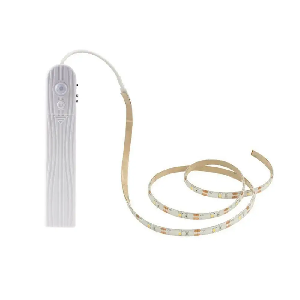 

Wireless PIR Motion Sensor LED Strip light 12V Auto on/off Stair Wardrobe Closet kitchen Night lamp 6V 1M 2M 3M TB