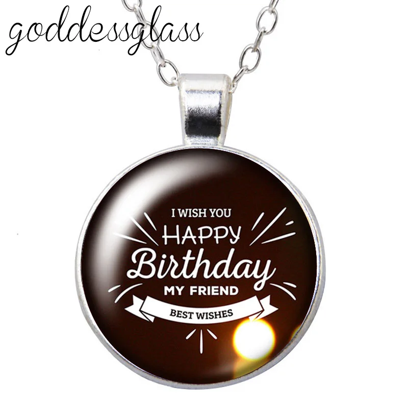 Изображения на день рождения подарок круглый стеклянный кабошон в форме торта