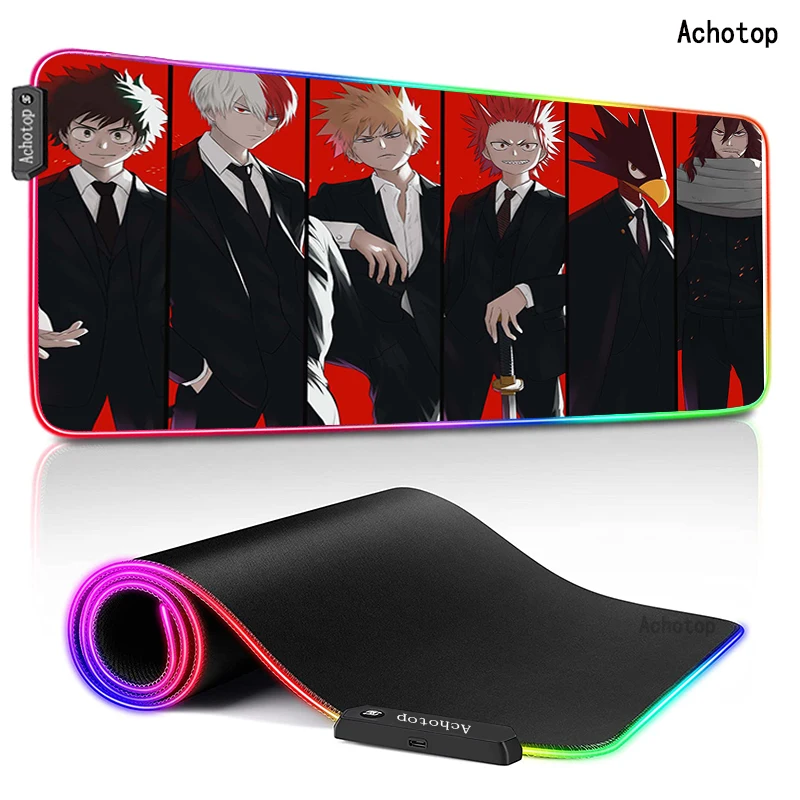 

Большой коврик для мыши Cool World, аниме геймерский игровой коврик для мыши, компьютерные аксессуары, RGB клавиатура, коврик для ноутбука, коврик ...