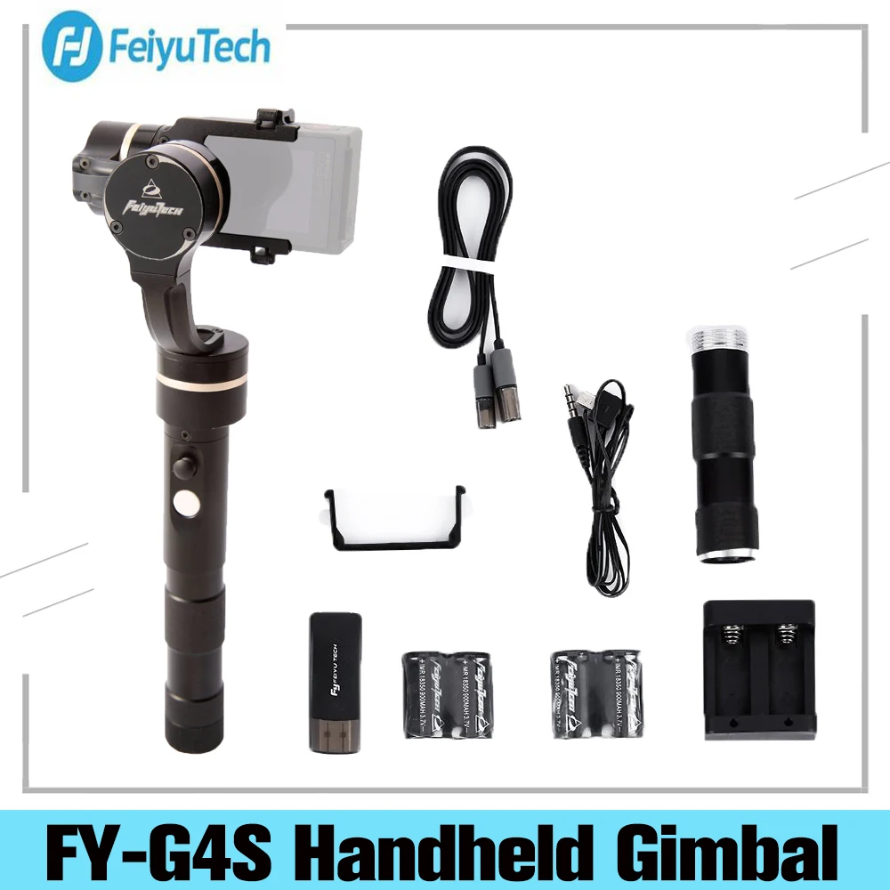

Feiyu FY-G4S 4 Modes 360 Degree Moving 3-Axis Handheld Steady Gimbal Stabilizer For GoPro Hero 3/3+/4 Feiyu G4 Update Version