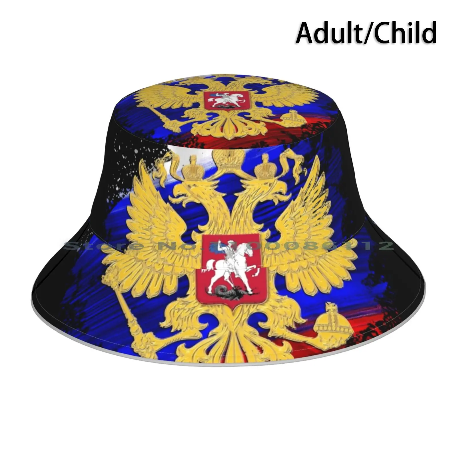 

Russian Flag , Russia Bucket Hat Sun Cap Soviet Russian Eagle Moscow Ссср Foldable Outdoor Fisherman Hat