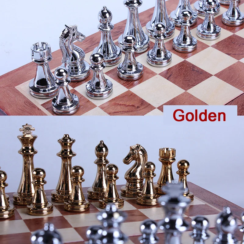 Высококачественный классический складной деревянный Шахматный набор из