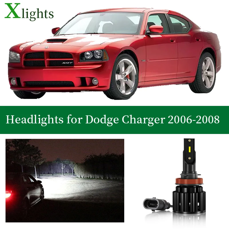 Xlights автомобильные лампы для Dodge Charger 2006 2007 2008 светодиодные фары ближнего света