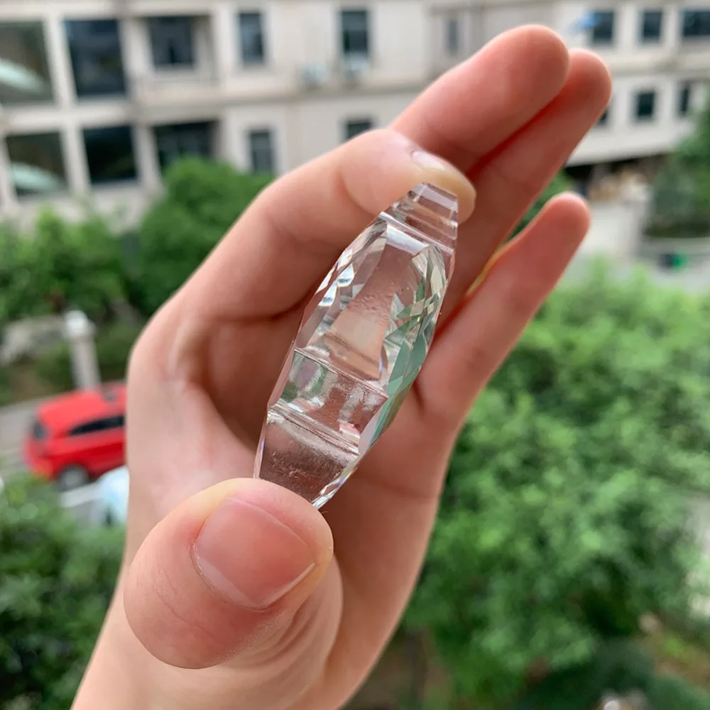 50 мм Suncatcher китайская Подвески с узором из узлов стеклянная прозрачная люстра