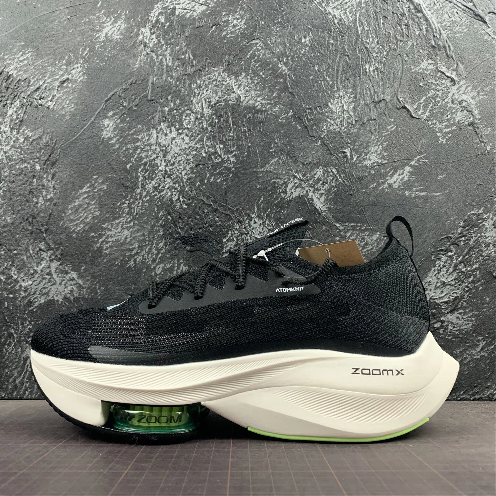 

Zoomx Alphafly 4% дышащие удобные мужские кроссовки для бега Zoom Tempo Next Flyease черные электрические зеленые спортивные кроссовки