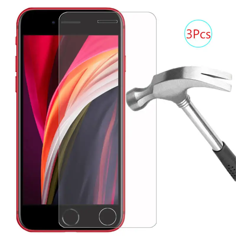 3Pcs Glas For iphone 7 8 6s 6 Plus Protective Glass iphone7 Screenprotector aiphone 8plus Film 3D aifone 7plus iphone8 Armor | Мобильные