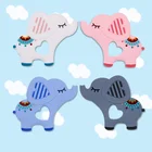 1 шт., Силиконовый грызунок в виде слона, без бисфенола