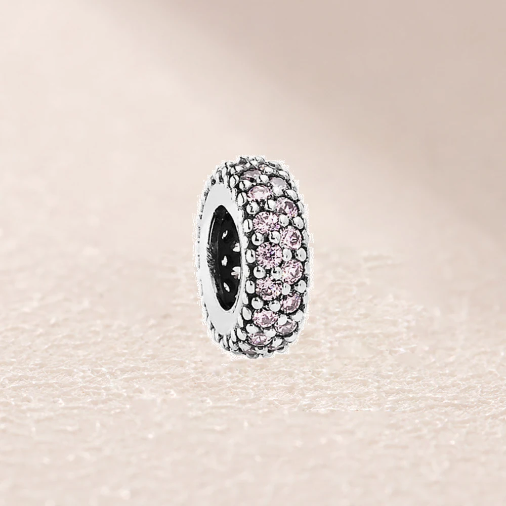 

791359PCZ PINK PAVE INSPIRATION SPACER -