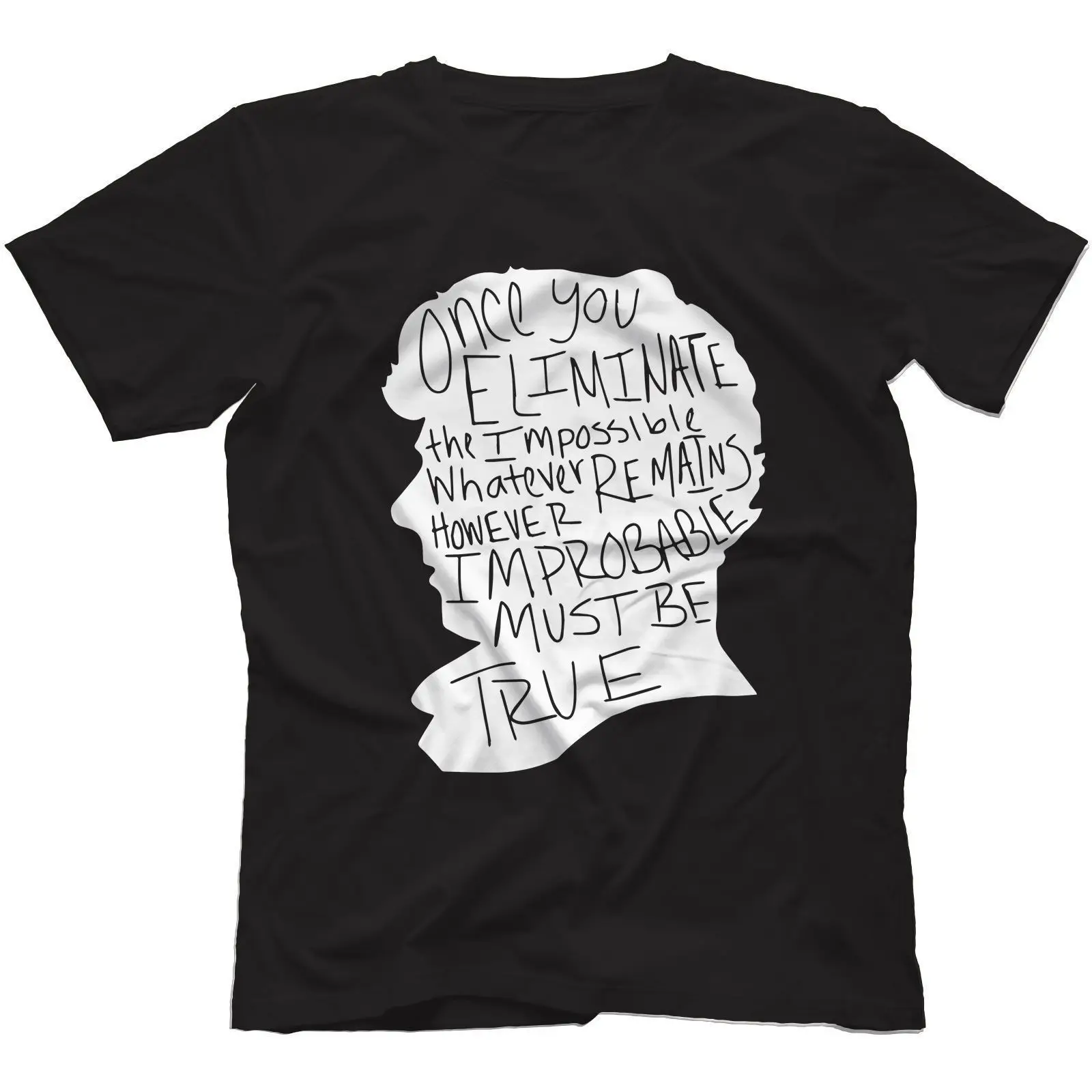 По мотивам Шерлока Холмса Футболка 100% хлопок Бенедикт камбербэтч Moriaty|Мужские