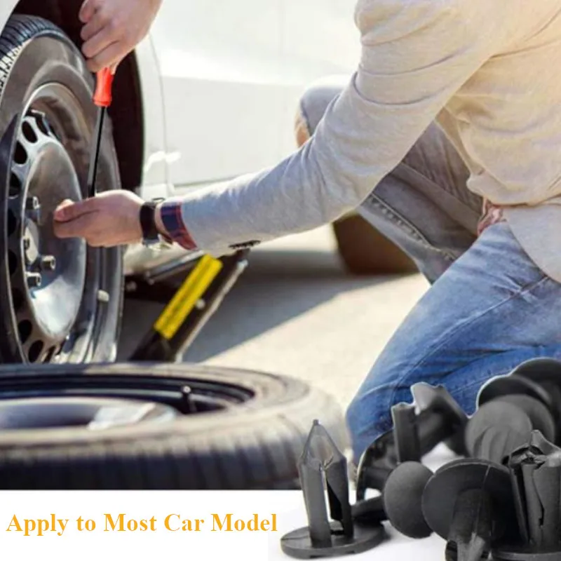 415 шт./компл. прочные пластиковые практичные автомобильные заклепки с нажимными