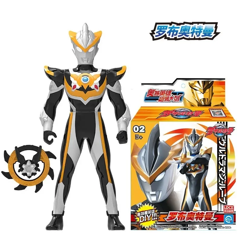 Игрушечные сборные куклы Ultraman Taiga Orb Geed Belial со строительными блоками полуготовая