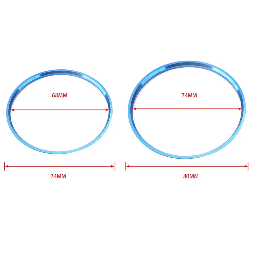 

5pcs Air Conditioner Vent Outlet Ring Trim Decor Auto Car Styling for Mercedes Benz A/B Class CLA GLA180 200 220 250 260