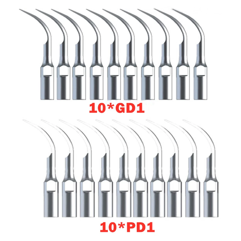 

20Pcs Scaler Tip For SATELEC/DTE/GNATUS Scaler Machine Oral Hygiene Instruments Dental Tools To Remove Calculus Stains Cleaning