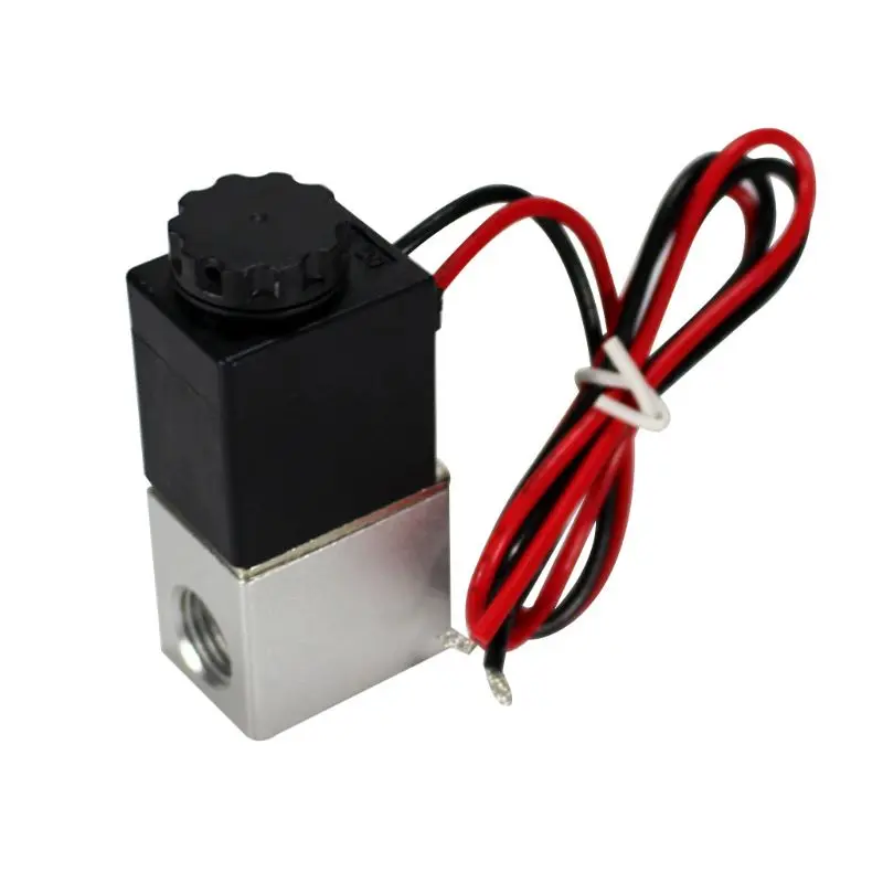 

2V025-08 Air Pneumatic Valve 1/4" Solenoid Valve DC12V/DC24V/AC220V Voltage