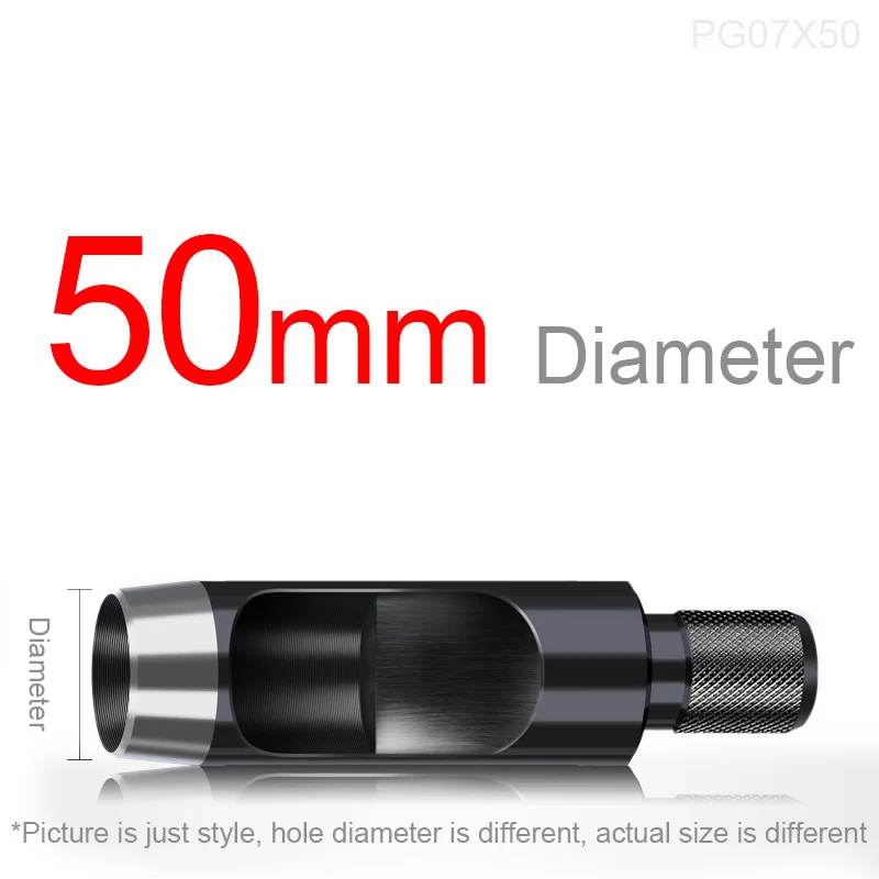50mm 1-50 мм круглый полый перфоратор набор кожаных инструментов для рукоделия резак для часов ленты ремни прокладка ткань холст бумага пластмассы ушко - Цвет: 50mm