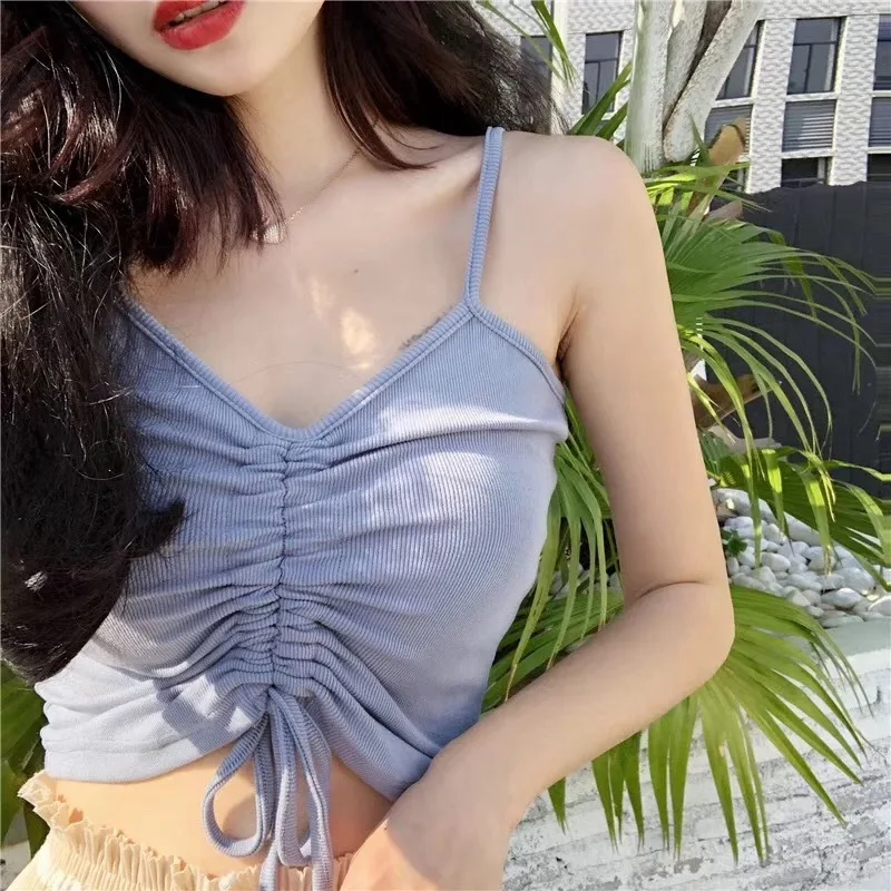 Женский тонкий короткий ремень с заниженным воротником и завязками на талии в