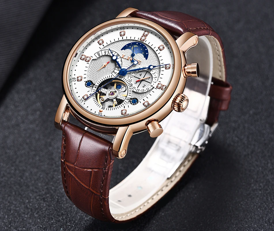 LIGE, подарок, мужские часы, брендовые, Роскошные, модные, Tourbillon, автоматические механические часы, мужские часы из нержавеющей стали, Relogio Masculino