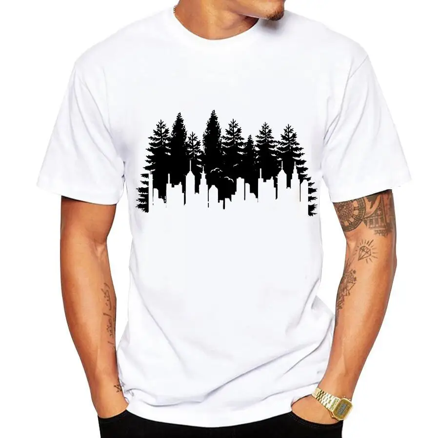 

Men T Shirts Fashion Skull With Headphones Design Short Sleeve Casual Tops Hipster Vintage Printed T-Shirt Cool Tees