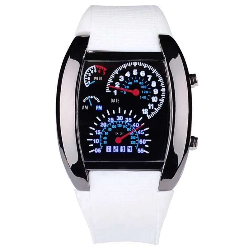 Модные мужские часы, уникальный светодиодный, цифровые часы, мужские электронные часы, спортивные часы horloges mannen reloj hombre relogio masculino