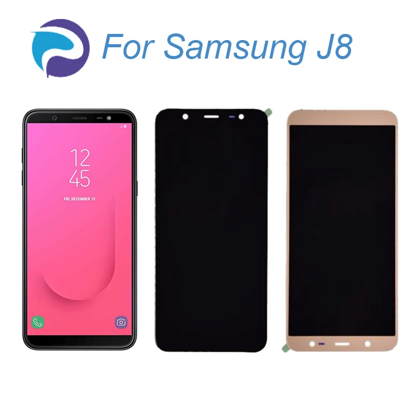 ЖК экран J8 + сенсорный дигитайзер дисплей 1280*720 SM J810M/F/Y 2018 сменный в сборе|Экраны