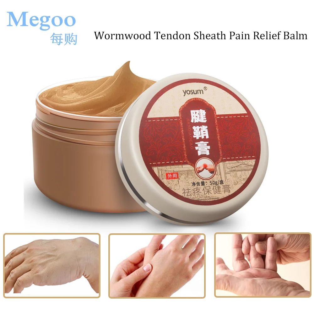 

50g Wormwood Tendon Sheath Pain Relief Balm Joints Knee Discomfort Numbness Ointment Tenosynovitis Arthritis Tennis Elbow Cream