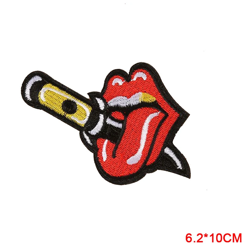 Глаз наклейка Утюг на одежду DIY крутая теплопередача сексуальный рот аппликация