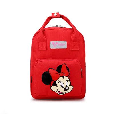 Disney Микки Маус Детская сумка для школы и детского сада мальчик девочка сумка с персонажем мультфильма сумка для книг сумка Минни рюкзак для малышей - Цвет: 2