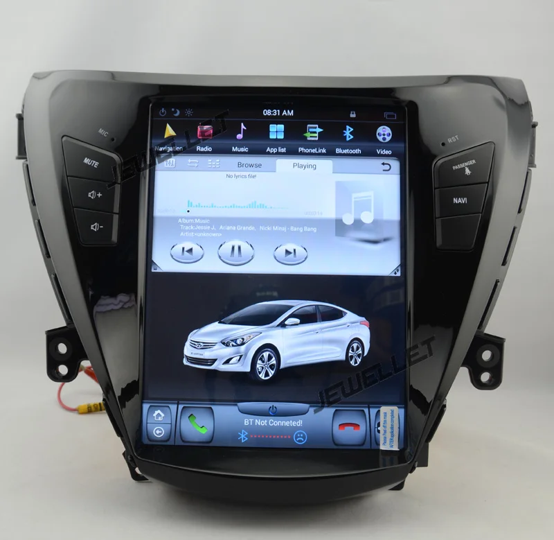 10.4" tesla style vertical screen android 9.0 Six core Car GPS radio Navigation for Hyundai Elantra Avante 2011-2013 | Автомобили и