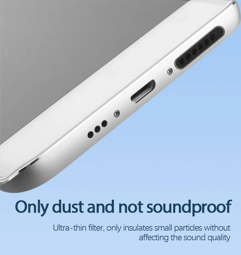 New Soft And Thin Mobile Phone Dust Net With Special Liquid Pack For IPhone12 Speaker Not Affect Sound Dust-protective Film | Мобильные